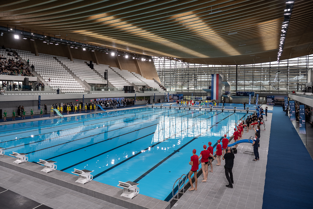 Inauguration du Centre Aquatique Olympique de Saint-Denis Métropole du Grand Paris Hopscotch Event