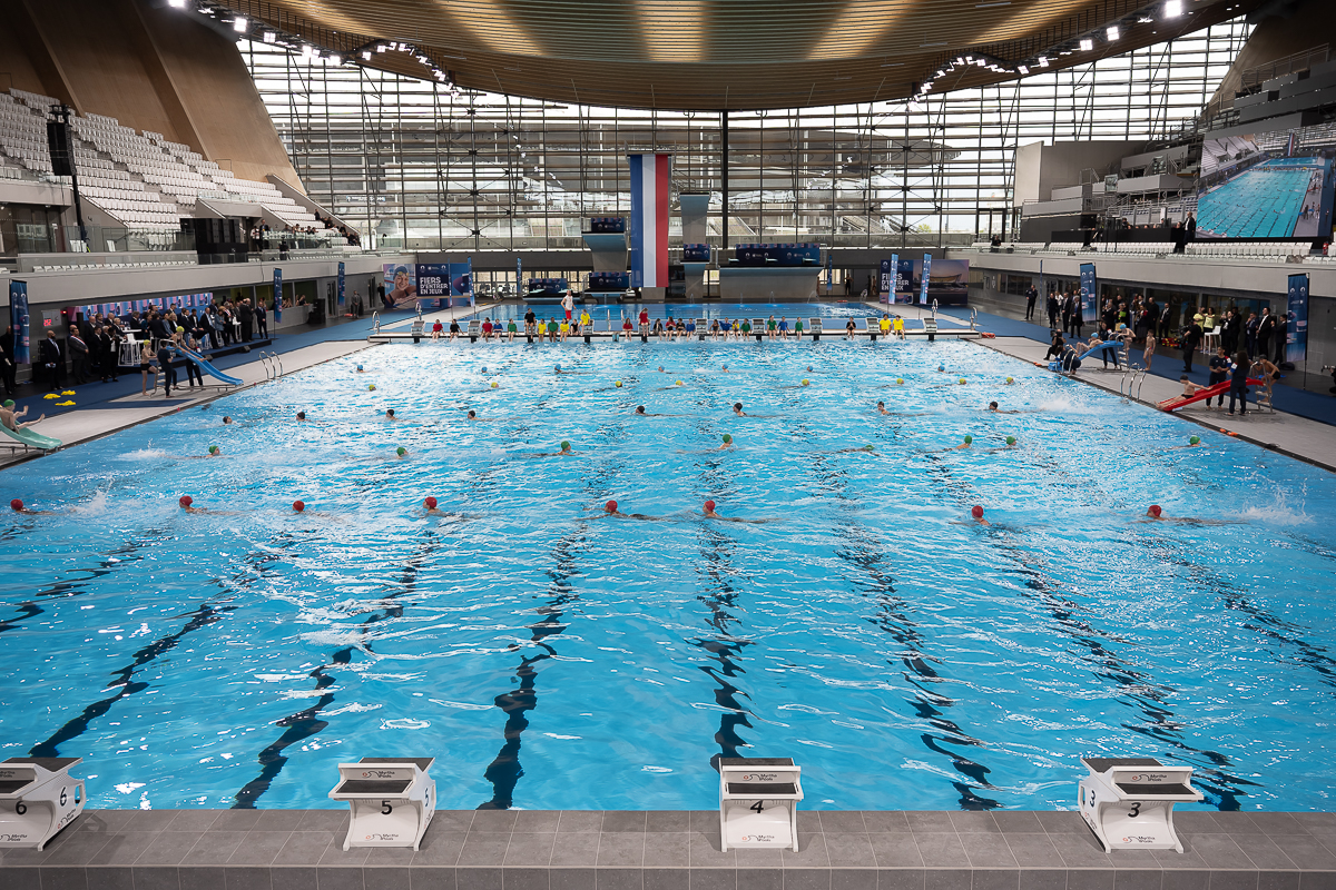 Le Centre Aquatique Olympique de Saint-Denis Métropole du Grand Paris Hopscotch Event